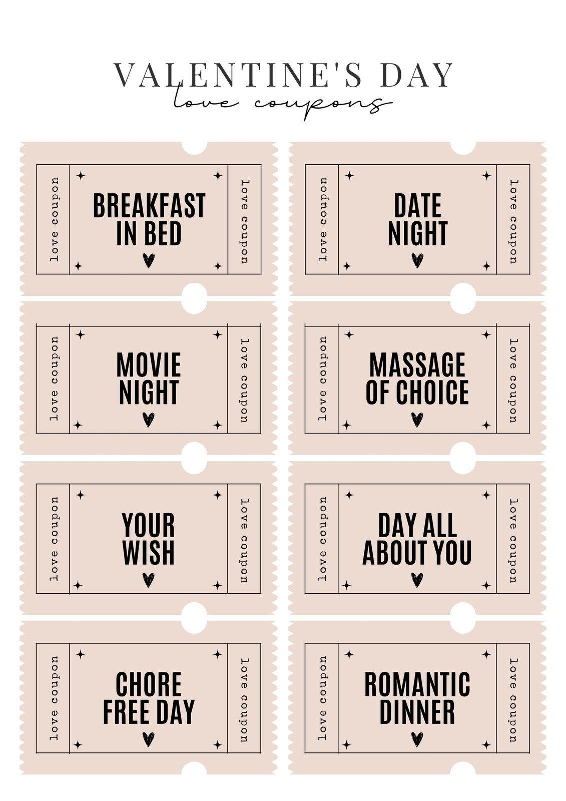 Printable Drink Coupons Template Fillable Form 2025