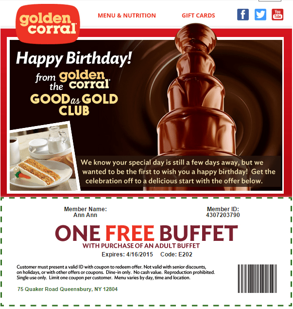 Printable Golden Corral Coupons 2023 Printable Word Searches