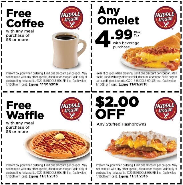 Printable Huddle House Coupons Printable Word Searches