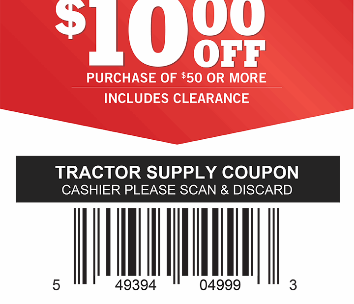 Printable In Store Tractor Supply Coupons Calendar Printables