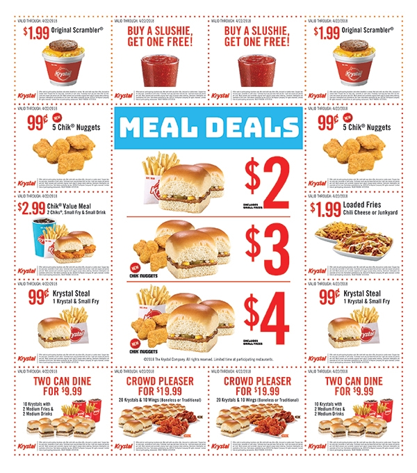 Printable Krystal Coupons