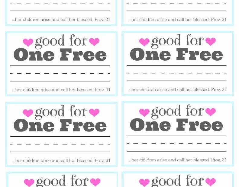 Printable Massage Coupons