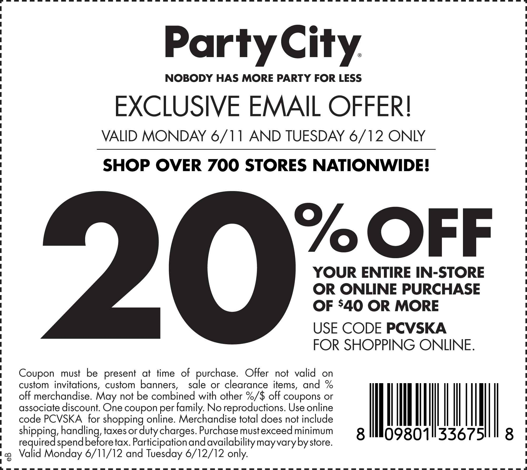 Printable Party City Coupon Printable Word Searches