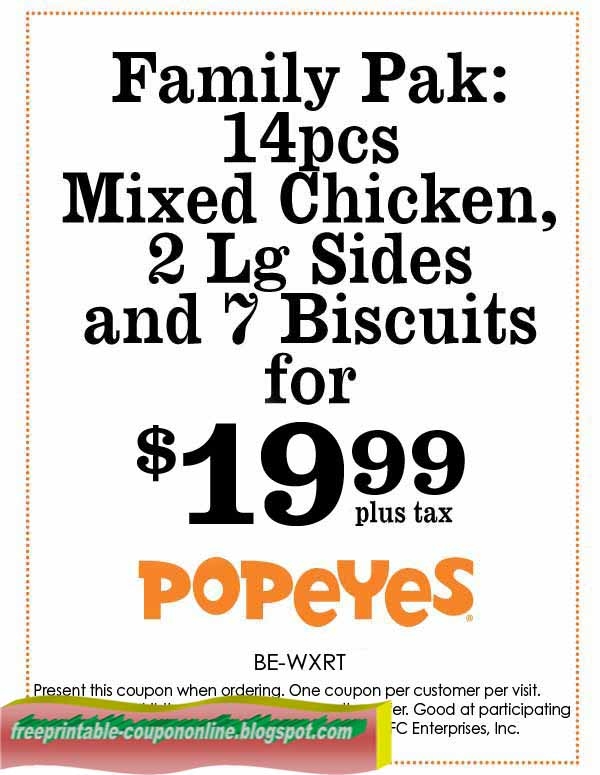 Printable Popeyes Coupons 2025 Printable Finn O Greville