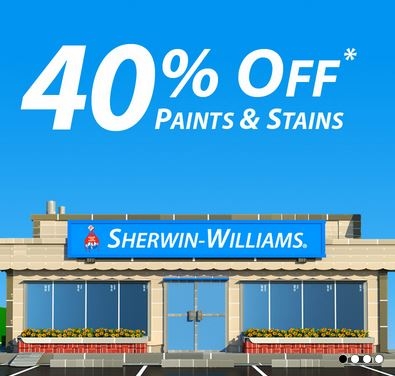 Sherwin Williams 40 Off Paints Stains 10 Off Coupon Southern