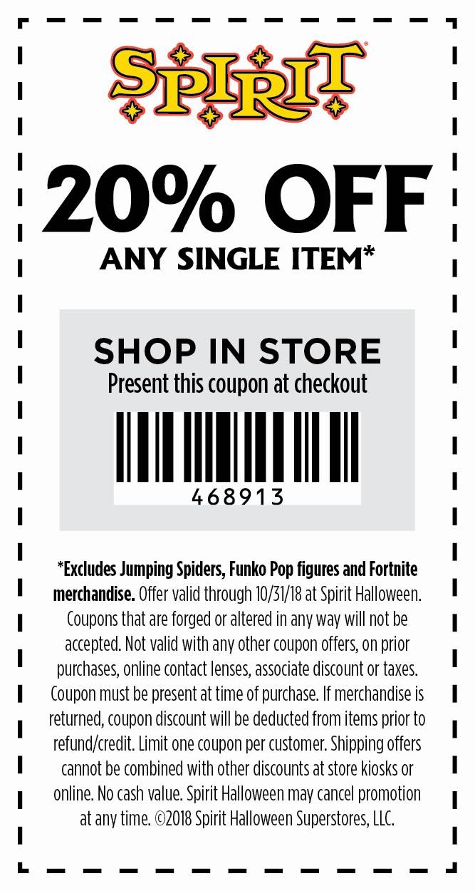 Spirit Halloween Coupon Code 2024 Printable Cally Corette