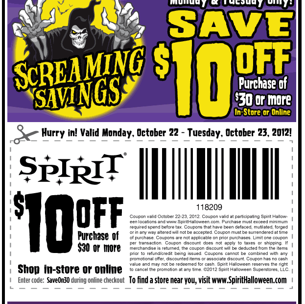 Spirit Halloween Coupon Printable Printable New Year Banners