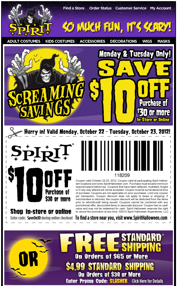 Spirit Halloween Coupon Printable Printable New Year Banners