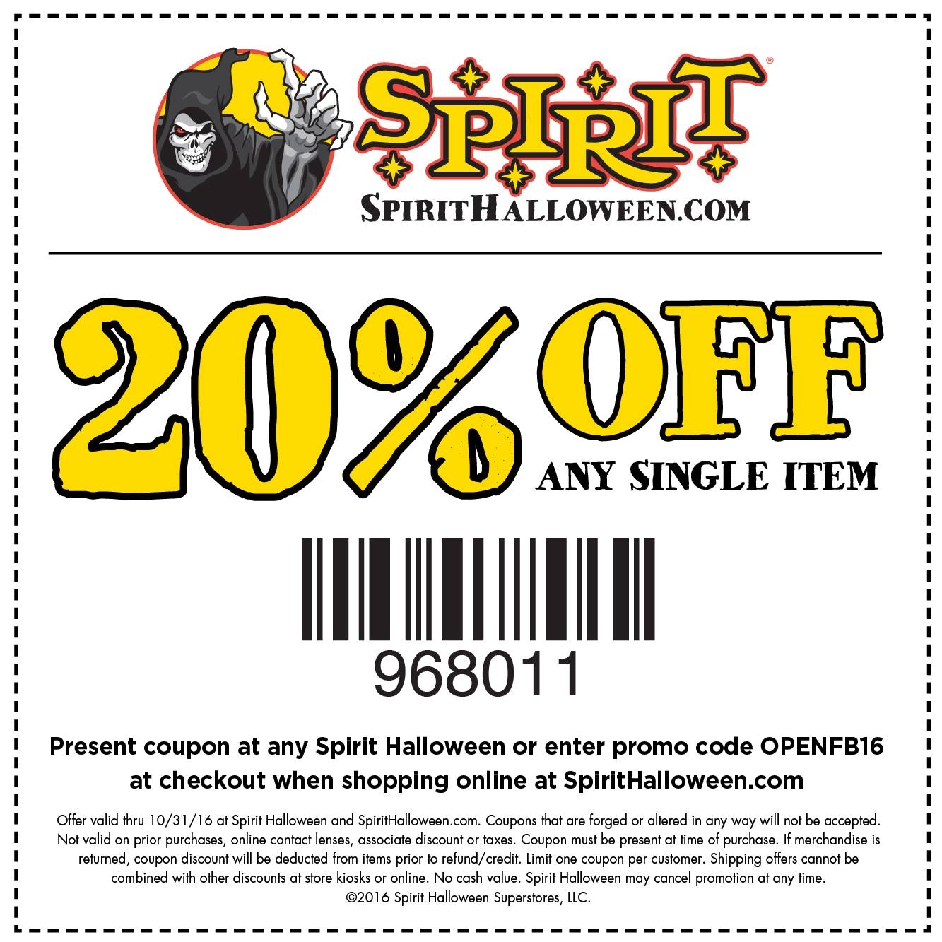Spirit Halloween Coupons 2024 Mei Benedicta