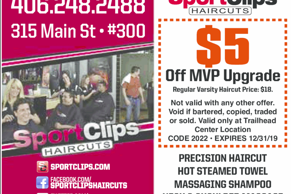 Sport Clips Printable Coupon