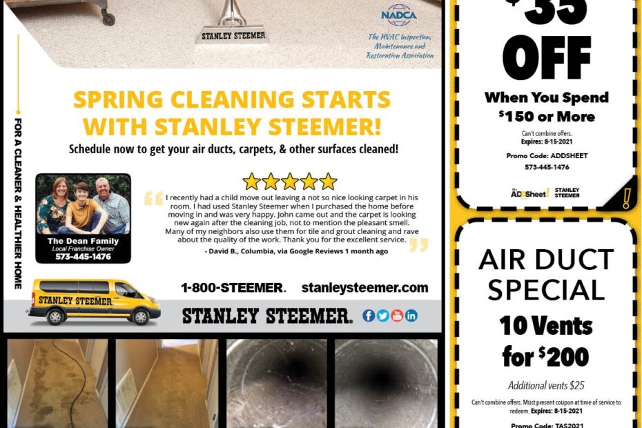 Stanley Steemer Carpet Cleaner Coupons The Add Sheet