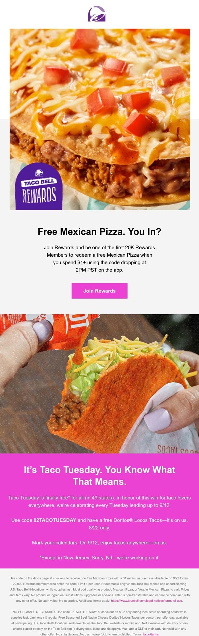 Taco Bell Coupons Printable 2024 Blanch Charmine