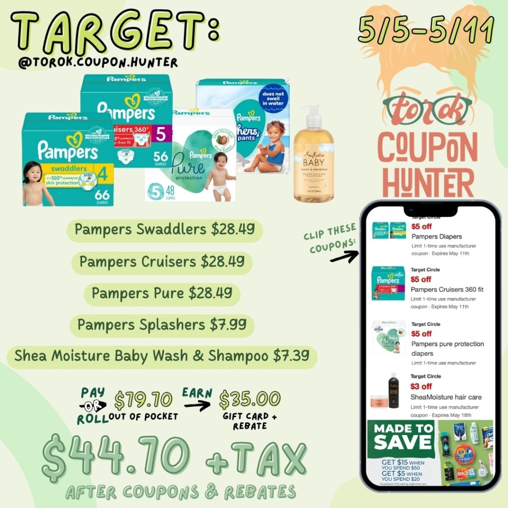 Target Diaper Deal Get Over 50 Off Torok Coupon Hunter 