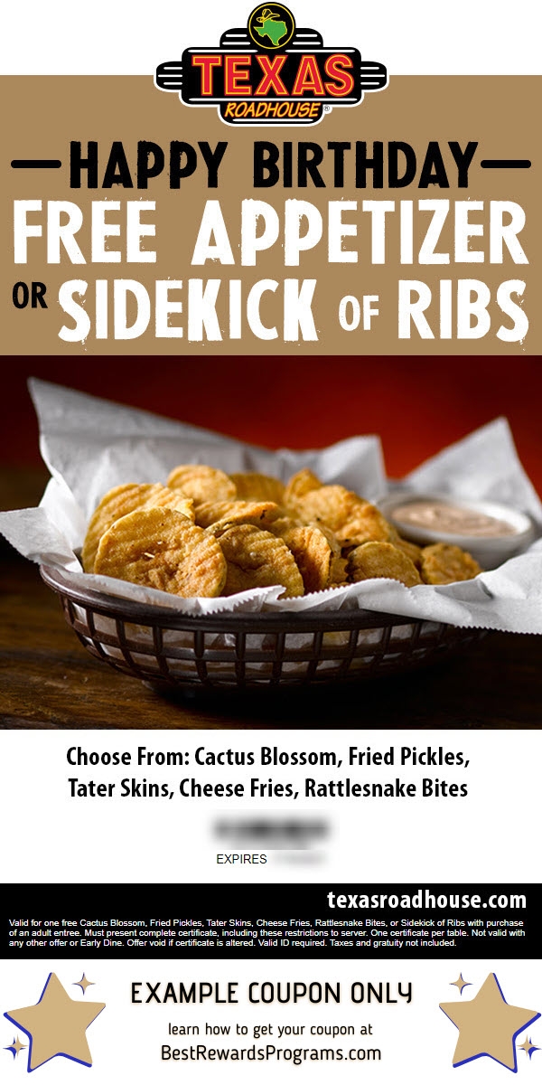 Texas Roadhouse Coupons 2025 Printable Tad S Tisdale