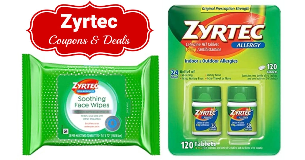 Zyrtec Coupons July 2022 NEW 4 1 Coupon 